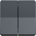 Switch 1+1 10A, IP55 grey, Mureva Styl MUR35326 | 3606480789427