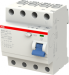F204 AC-63/0.03 Residual Current Circuit Breaker (RCCB) 4P 63A 30mA AC 2CSF204001R1630 | 8012542781400