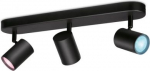 Ceiling spotlight IMAGEO WiZ Spots 3x5W, 2200-6500K (RGB), 1035Lm, IP20, black 929002659201 | 8719514551978