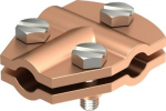 T connector Rd 8-10 mm, triple-screwed, 247 8-10 CU 5311268 | 4012195417552