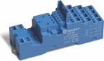 Screwless terminal socket  Mounting method: DIN rail (top hat rail) 35 mm  (A): 10  Colour: Blue  Protection Category: IP 20  Accessories: Coil indication and EMC suppression modules;timer modules;jumper link;Plastic retaining and release clip 9454SM ...