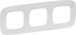 Plate Valena Allure - 3 gang - pearl 754413 | 3414970478665