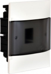 LEGRAND 1X4M FLUSH CABINET SMOKED DOOR E+N TERMINAL BLOCK FOR MASONRY WALL 134154 | 3414971197282