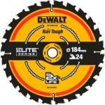 Saw Blade 2ND FIX 184x16 mm, 24T DT10302-QZ | 5035048085868