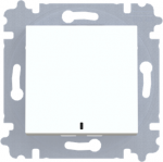 Switch 1 gang 1 way with LED lamp (orientation light) 2CHH590146A6001 | 8592624111177