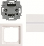Ready-to-install movement detector push-button switch combination (set packaging). Consisting of relay insert flex, 1gang, 64811 U. Consisting of future&reg; linear cover frames, 1gang 1721-184K. 2CKA006800A2914 | 4011395293263