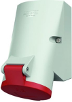 32A5P 6H400V wall mounted receptacle IP 44 with high heat resistant contact carriers and nickel plated contacts 20162A | 4015394038276