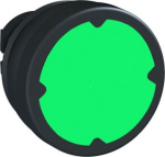 Head for push button, Harmony XB5, harsh environment, green, 22mm, spring return, unmarked ZB5AC380 | 3606480444814