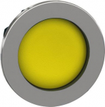 Head for non illuminated push button, Harmony XB4, flush mounted yellow pushbutton recessed ZB4FA56 | 3606489581138
