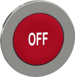 Head for non illuminated push button, Harmony XB4, flush mounted red flush caps pushbutton white mar ZB4FA435 | 3606489581091