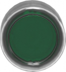 Head for illuminated push button, Harmony XB4, metal, green flush, 22mm, universal LED, spring retur ZB4BW533 | 3389110892796