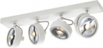 Ceiling lamp KALU CW, GU10 QPAR111, 4x75W, white 1002024 | 4024163222426