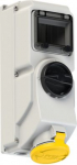 CEE socket 5x32A (3P+N+PE) 4h IP44/IP54, switched, interlocked 7625-4