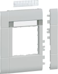 Frontplate modular, BRH/A/S, CP 55, Lid 120, hfr, Labeling Field, lightgrey GR1202A7035 | 4012740982726