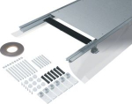flush floor trunking with foil nw 500 for sealing tape levelling range 45-70mm BKFD500045 | 4012002240267
