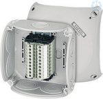 Junction box RK 0610 T IP66 grey, with 10 terminal blocks, WKM 4/U, 1,5-4 mm2 62000175 | 4012591125662