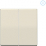 Two gang cover plate, antibacterial, cream ABAS591-5 | 4011377011069