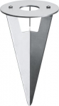 Stainless steel 304 earth spike for the HELIA LED projector luminaire. Is used to easily mount the luminaire by inserting the spike into the ground. 228560 | 4024163172912