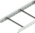 Cable ladder with dimension 60x400 mm, galvanized Zn+Mg+Al, spacing of partitions 300 mm, for fixation of cables in the ladder is possible to use clamps PKC KL 60X400_ZM | 8595568937964