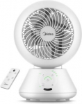 Midea Fan | MDF24JRW TurboForce | Table Fan | White | Number of speeds 5 | Oscillation | Remote control MDF24JRW | 6939924857268