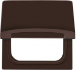 Intermediate Ring with Hinged Lid Cover plates Busch-Duro 2000&reg; SI and Reflex SI brown - Allwetter 44 (IP 44) 2CKA001710A3784 | 4011395103999