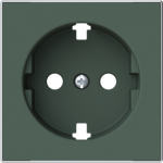 Color: Comodoro Cover plate for Schuko socket outlet code: 8188, 8188.5 & 8188.6 2CLA858800A1901 | 8427238227030