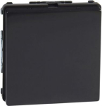 SCHUKO socket-outlet with hng.lid, Merten HD Aquadesign, shutter, screw term., anthracite MTN2410-7214 | 3606480305610