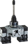 Complete joystick controller, XD2,XD4, 22mm, 2 directions 2NO per direction, 1st notch stay put, 2nd XD2GA8251 | 3389110611434