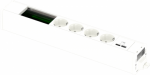 Unica system+ - Mod Unit 4xDE SO+USBA/C+VDI - White INS44256 | 3606489819873