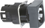 Head for selector switch, Harmony XB6, illuminated square 16mm 2 positions 90degrees, stay put ZB6CD08 | 3389110070743