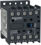 Contactor, TeSys K, 4P(4NO), AC-1, 440V, 20A, 24V DC low consumption coil LP4K09004BW3 | 3389110498646