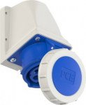 Wall mounted socket 5x16A (3P+N+PE) 9h IP67, blue 1152-9 | 9003399154294