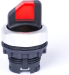 3-position selector switch with handle head, momentary-maintained, illumination possibility, red 105541 | 8592765055422