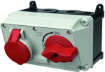Wall mounted recept., 16A4p6h400V, IP44 7605 | 4015394231585