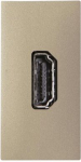 N2155.6 CV - HDMI connection unit, champagne, 1 module Zenit 2CLA215560N1902 2CLA215560N1901 | 8427238142319