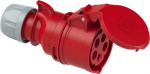 CEE connector 5x32A (3P+N+PE) 6h IP44/IP54 SHARK red 225-6 | 9003399124952