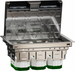 Floorbox L, 6mod, Metal, IP20 Unica system+ INS52123 | 3606489818975