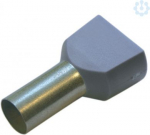 Twin-end sleeves, 0.75/8, grey, 100 pieces 270780 | 4011923096748