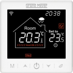 Programmable temperature controller with Wi-Fi remote access for underfloor heating control, 3600W, 16A, 230V, IP20, white SN-10 | 4751028123382