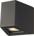 OUT BEAM LED wall light, beam up / flood down, anthracite, IP44 229665 | 4024163149617