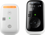 Motorola | Backlit LCD display; Backlit LCD display; Night light; Room temperature monitoring; Adjustable C&deg; and F&deg; temperature reading; Two-way talk; Rechargeable parent unit; DECT Wireless Technology | Audio Baby Monitor | PIP11 | White/Black 50553 ...
