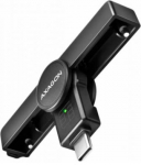 CARD READER POCKET SMARTCARD/USB-C CRE-SMPC AXAGON CRE-SMPC | 8595247907851