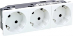 Multi-support multiple socket Mosaic - 3 x 2P+E automatic terminals - standard 077253 | 3245060772536