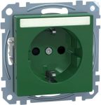 Schneider Electric Merten System M socket outlet MEG2302-0304 is a mechanism with central plate in color green. This socket outlet belongs to M-Arc, M-Elegance, M-Plan, M-Plan glass, M-Smart, M-Star, System M aesthetic group. The outlet pole configur ...