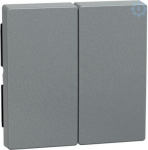 Schneider Electric Merten System M rocker 435560 is in color aluminium for roller blind. This rocker belongs to M-Arc, M-Elegance, M-Plan, M-Plan glass, M-Smart, M-Star, System M aesthetic group. The device's fixing mode is by clamp. The varnished su ...