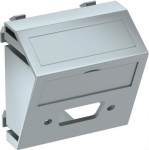 Multimedia adapt., VGA/D-Sub9 pievienojuma rozete 45x45mm, PC, alumīnija lakots 6104724 | 4012195898641