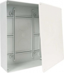 KT 250 - Box distributing, configuration KB, colour grey, package - 1/11 pcs - box for communication and power distribution, bottom of slot box for fixing of telephone terminals, KT 250_KB | 8595057600294