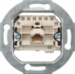 UAE connection socket Cat. 3, 1x 8-pole with inclined outlet RJ11/12/45 with screw-type terminals for screw/claw fixing unshielded, for DELTA programs DELTA switches and socket outlets &ndash; design and quality to perfection from Siemens. Due to its etern ...
