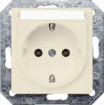 Socket outlet, with labeling field and screwless connection terminals, 55x55mm, electrical white, DELTA i-system 5UB1555 | 4001869051727