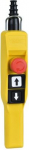 Pendant station XAC-A pistol grip, 2 booted push buttons 1 Emergency stop. range of product: Harmony XAC - product or component type: pendant control station - control station name: XACA pistol grip - control station type: double insulated - control  ...